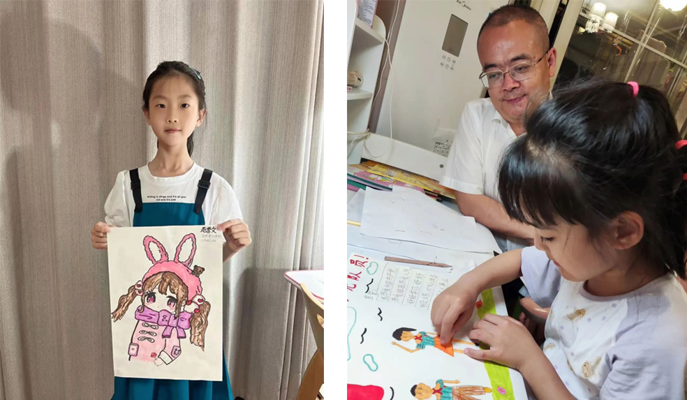 童心向黨 || “西投寶寶”們的親子繪畫作品展來啦！看看你pick哪個！